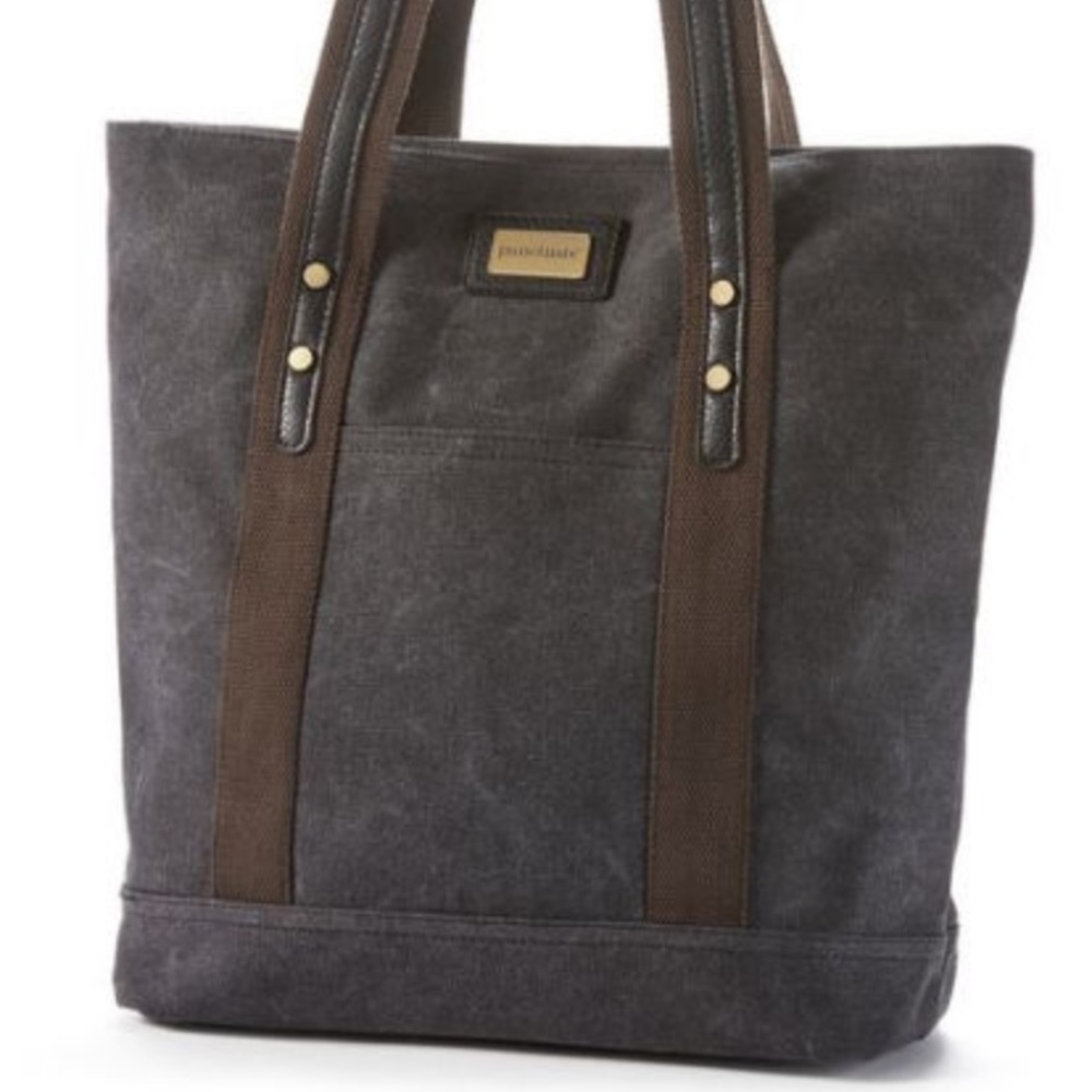 Dark grey tote